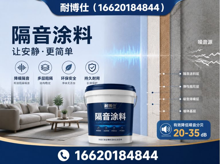 花都区隔音涂料展示图